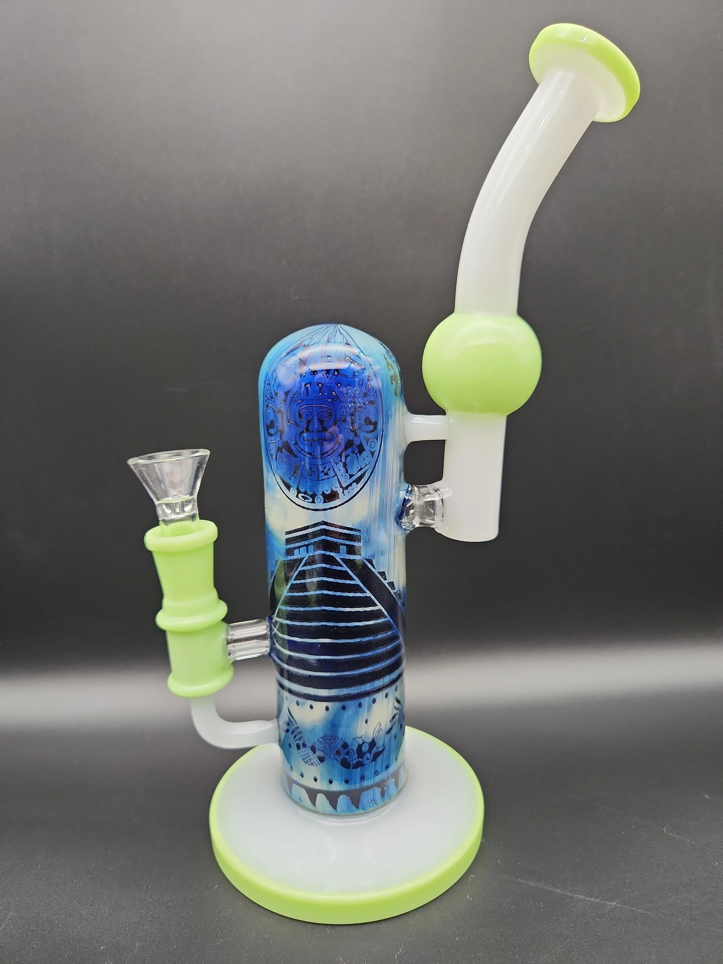 10.5 Designer Glass Sidecar Bubbler