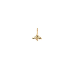 14k bumble bee charm