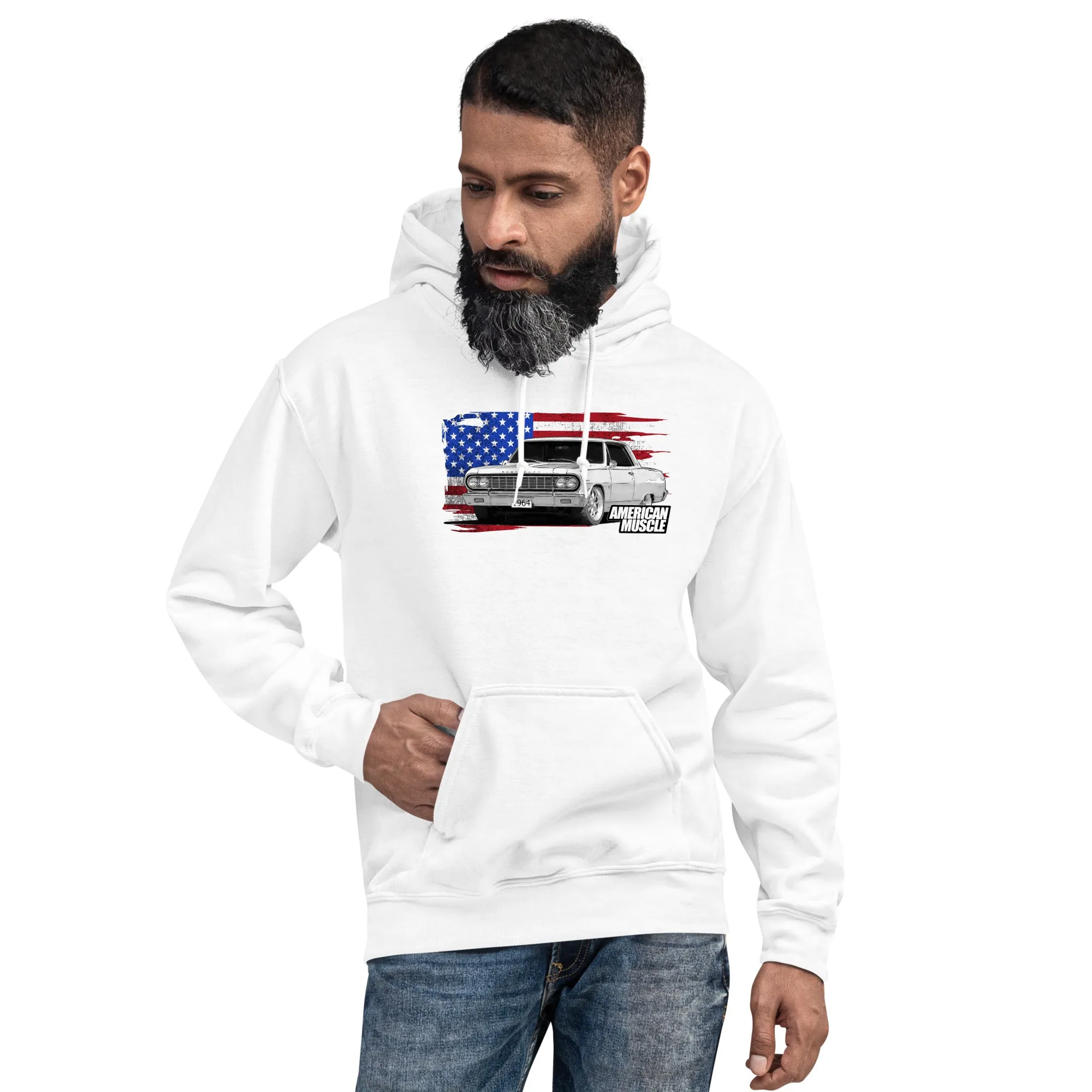 1964 Chevelle Hoodie Sweatshirt American Muscle