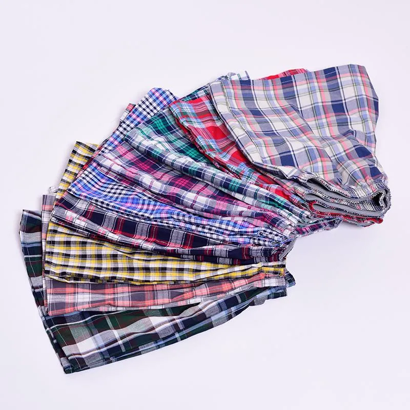 5Pcs/Lot Loose Cotton Large Comfortable and Soft Underwear Shorts for Men