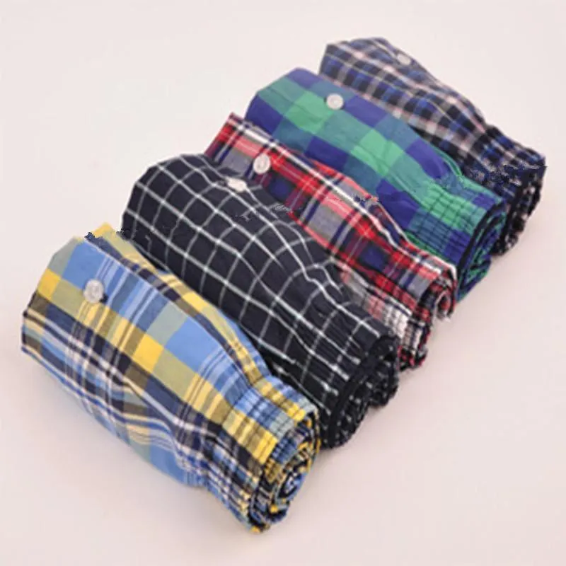 5Pcs/Lot Loose Cotton Large Comfortable and Soft Underwear Shorts for Men