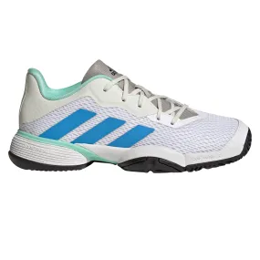 Adidas Performance Barricade Kids Tennis Shoes - Cloud White/Pulse Blue/Core Black