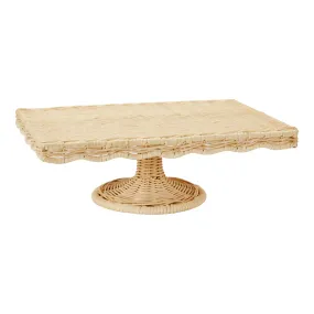 Amanda Lindroth Rattan Cake Stand - Rectangle