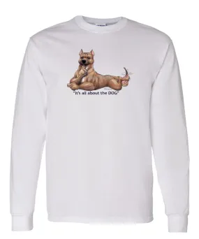 American Staffordshire Terrier - All About The Dog - Long Sleeve T-Shirt