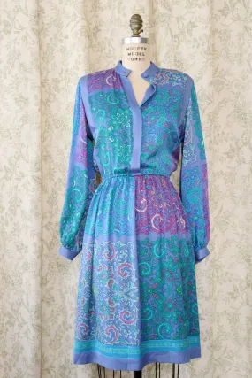 Anne Crimmins Silk Lilac Dress S/M