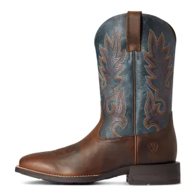 'Ariat' Men's 11 Layton Western Square Toe - Weathered Chestnut