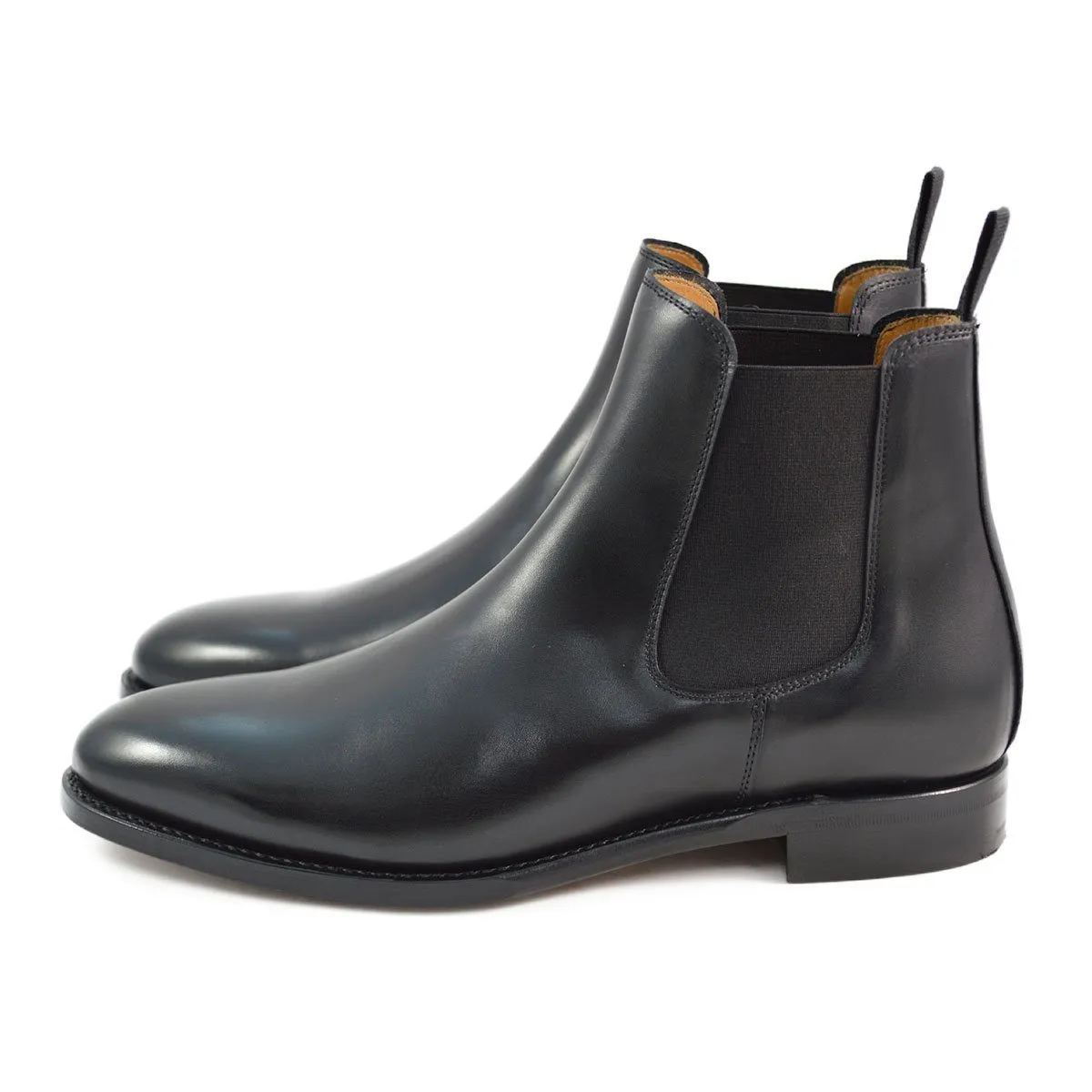 Berwick 1707 Chelsea Boot (303)- Black Calf