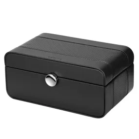 Black Leather Watch Case