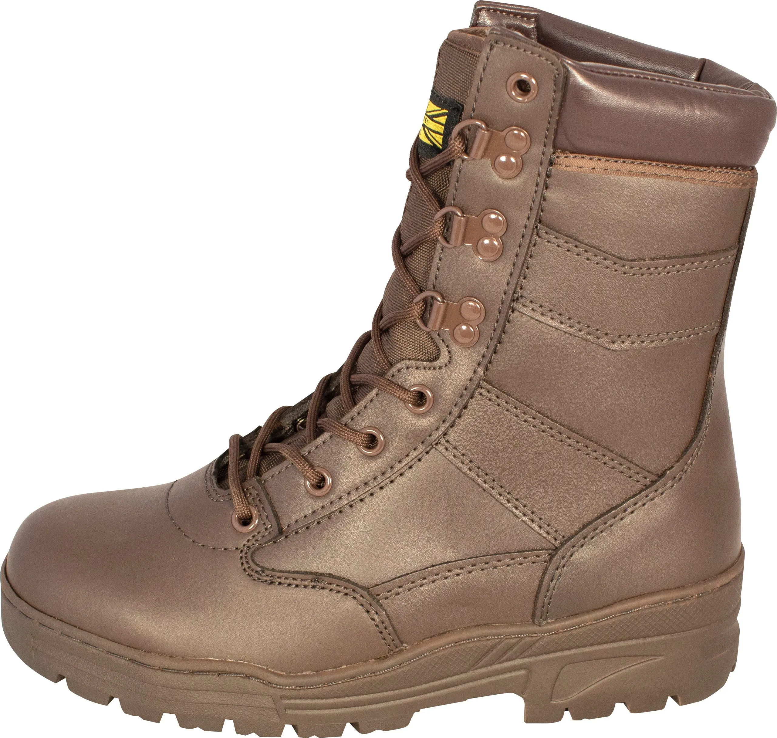 Cadet Full Leather Patrol Boot - Brown - 1850