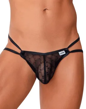 Candyman 99762 Jock G-string Black