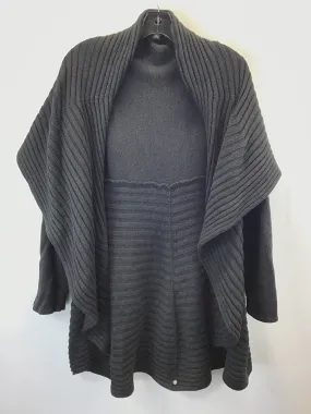 Cardigan By Alfani In Black, Size: 2x