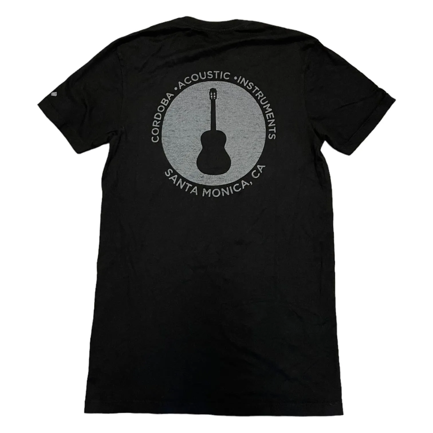 Cordoba Acoustic Guitar Cotton Black T-Shirt Size Small NWOT