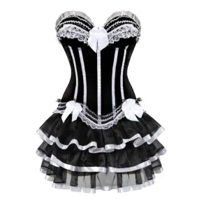 Corset Dress Drag Timon (White)