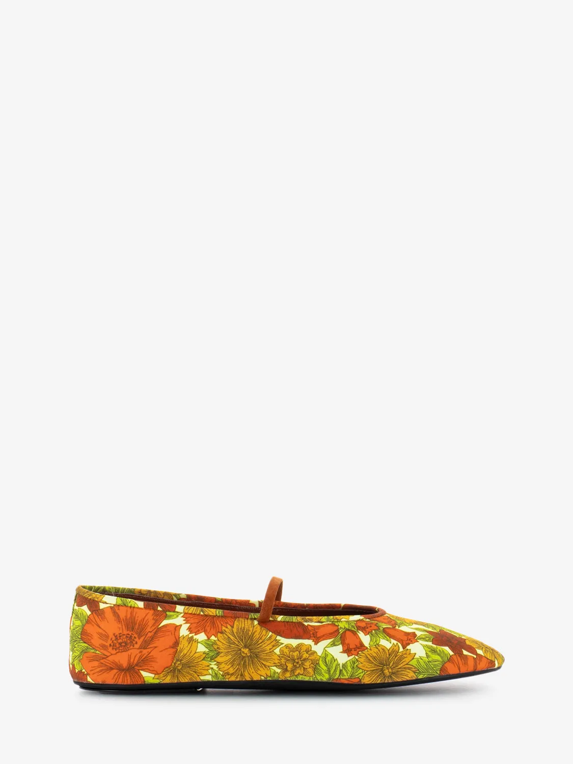 Dancerina velvet orange / multicolor