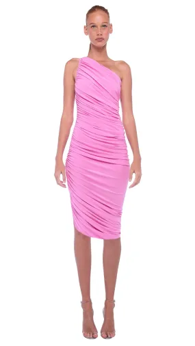 DIANA TO THE KNEE DRESS (CANDY PINK) - NORMA KAMALI