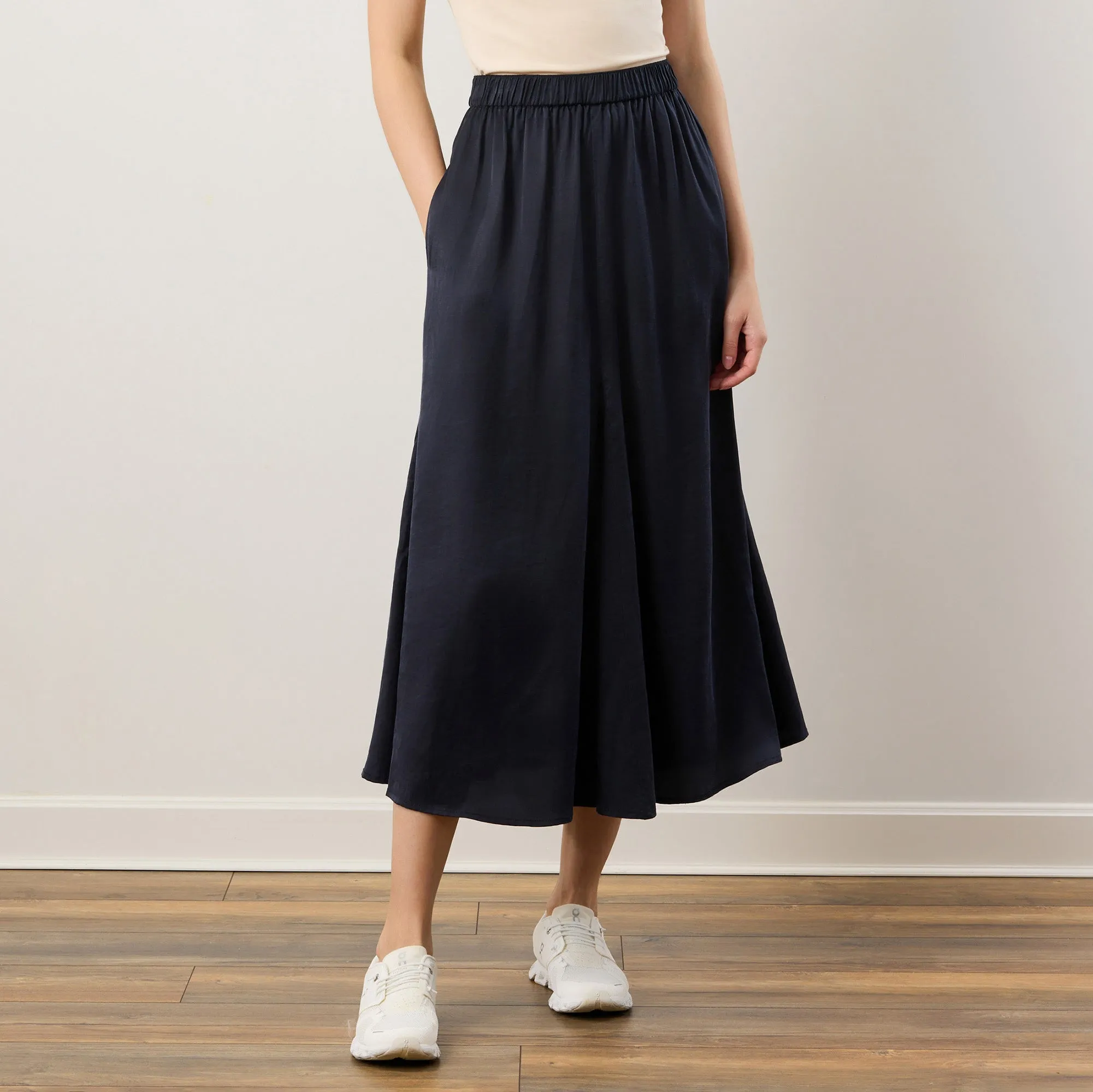 Flow TENCEL™ LUXE Midi Skirt