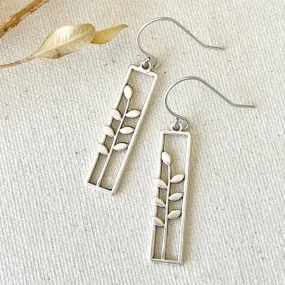 Framed Leaves Earrings