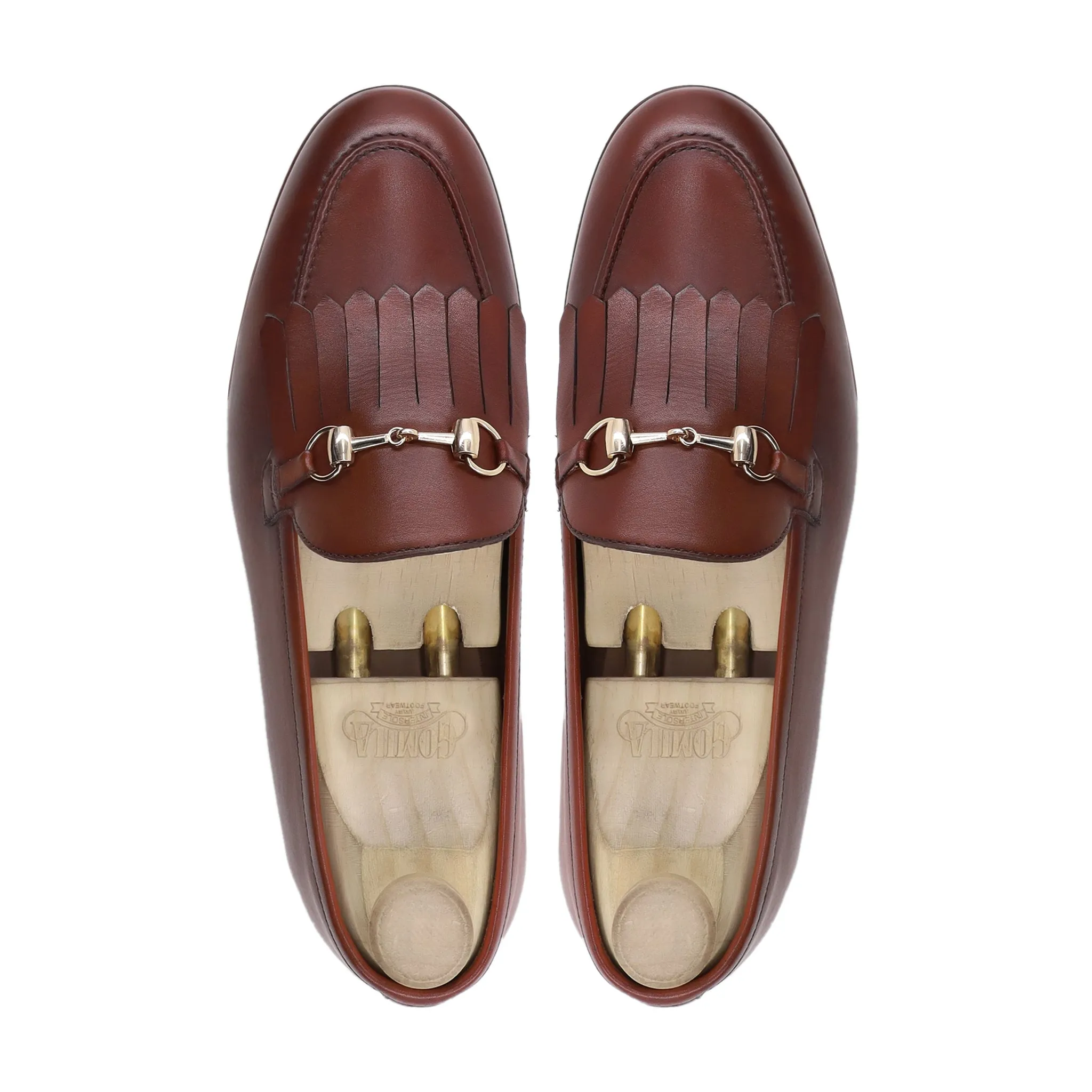 Ifeta - Men's Reddish Brown Calf Leather Loafer