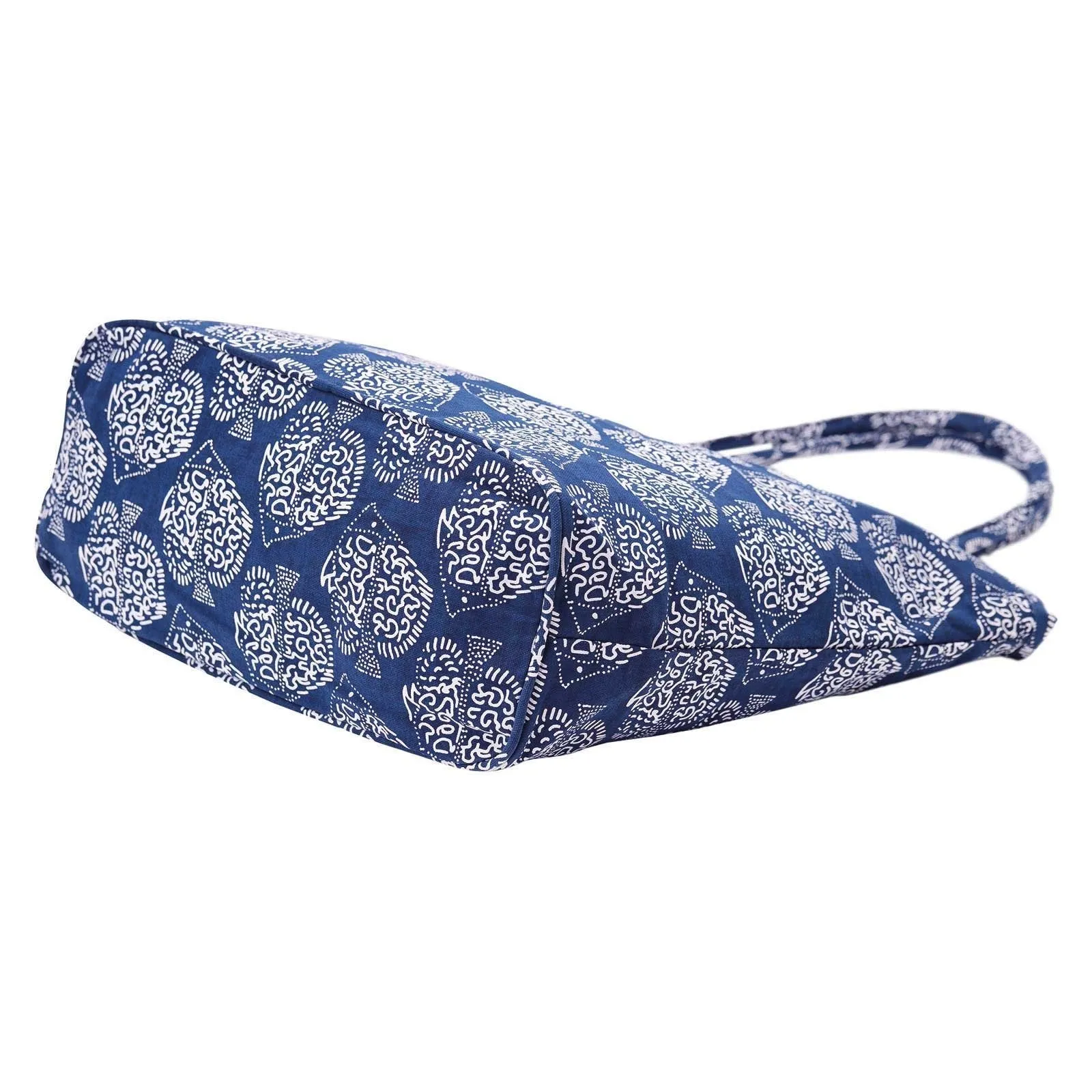 Indigo Fish Bucket Bag