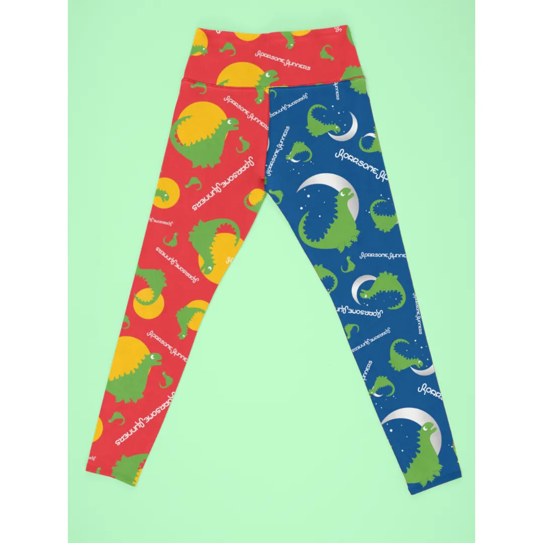 Kid's Leggings | Be Roarsome Mixed