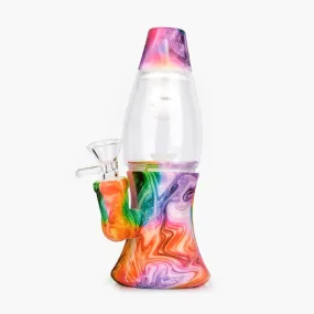 Lava Lamp Silicone Water Pipe