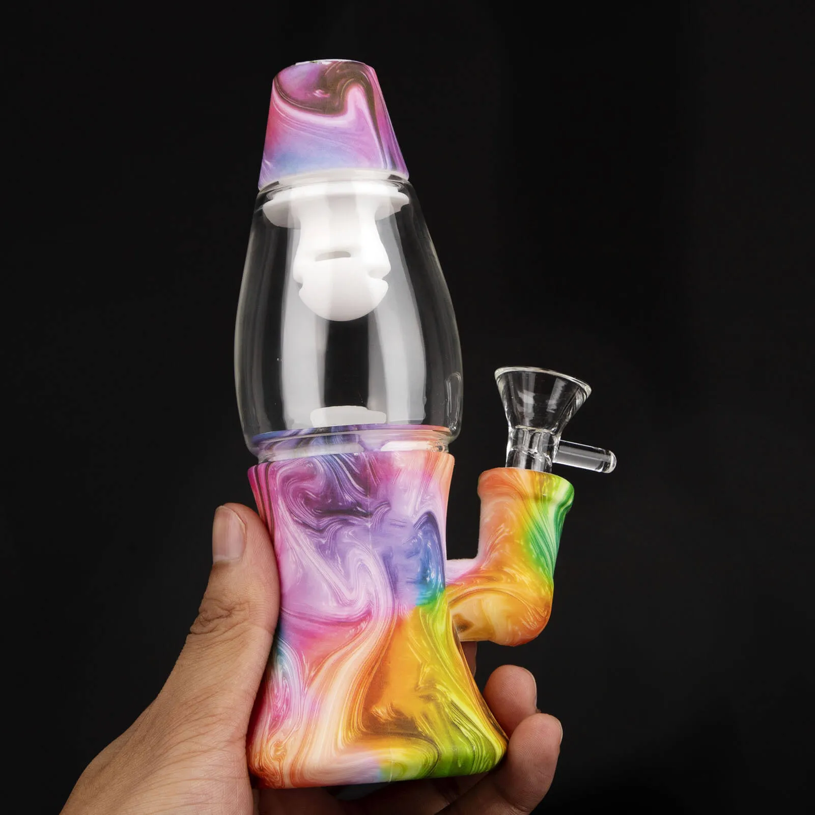 Lava Lamp Silicone Water Pipe