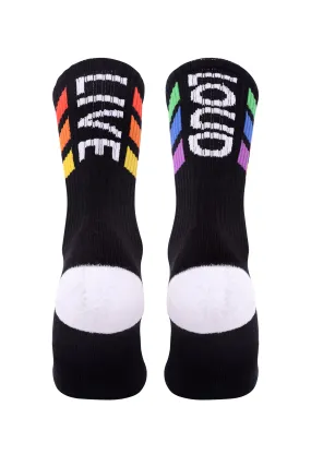 Limited Edition Live Loud Socks Black