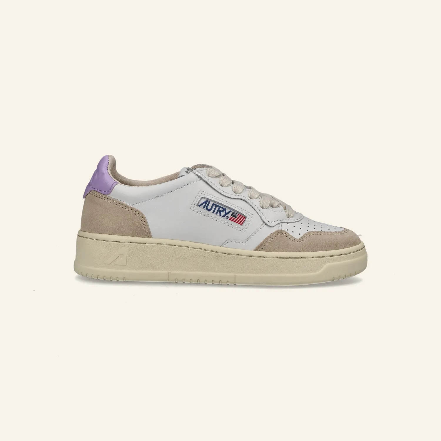 LOW SNEAKER 80's LS68 | Suede Lilac