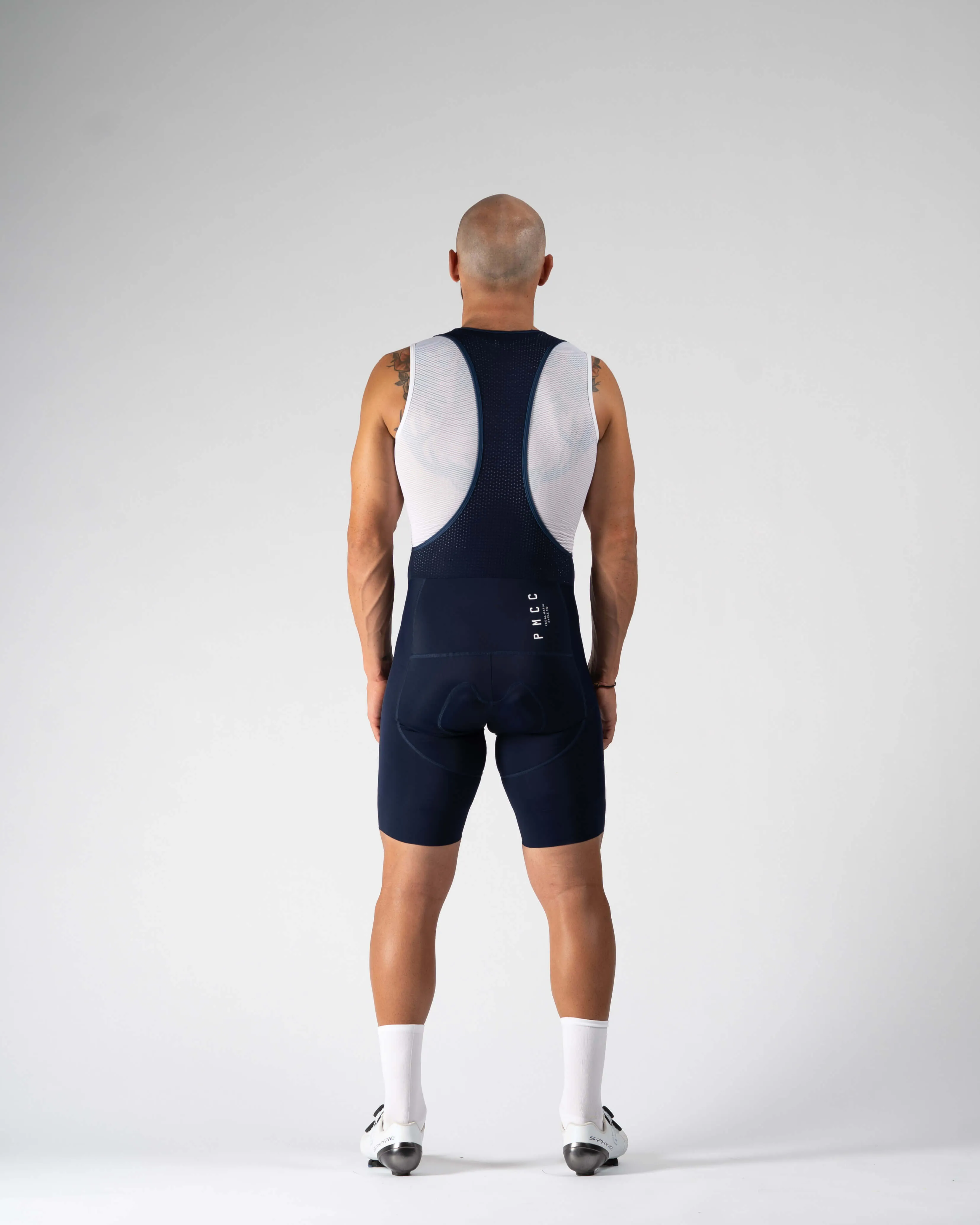 Mens PMCC Bib - Navy White V2