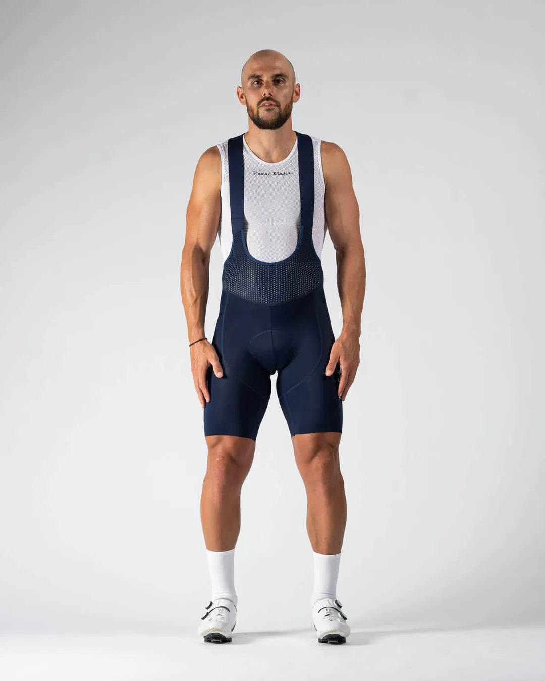 Mens PMCC Bib - Navy White V2