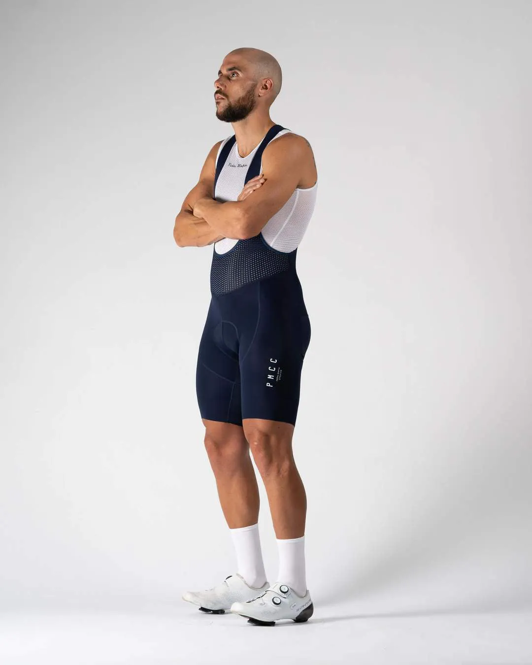 Mens PMCC Bib - Navy White V2