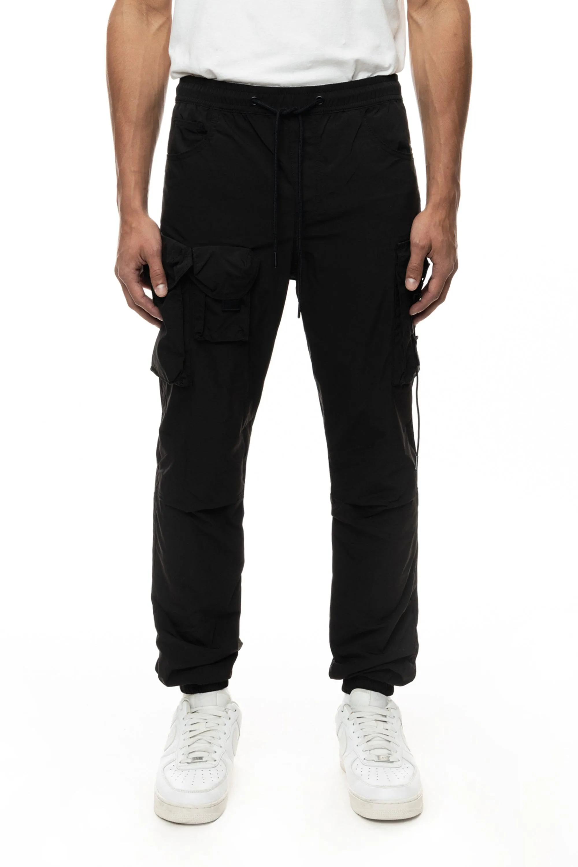 Mixed Media Utility Pant - Black