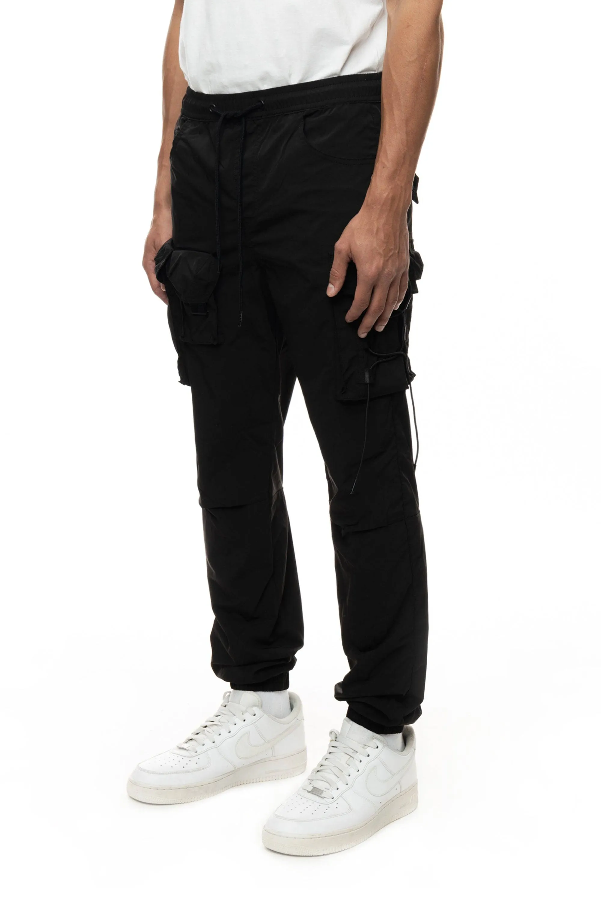 Mixed Media Utility Pant - Black