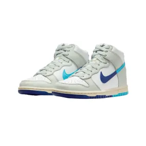 Nike Dunk High SE FN7995 100 boy's sneakers shoe white-blue-silver