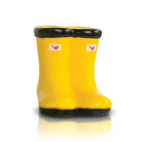 Nora Fleming St Jude Jumpin Puddles Yellow Mini A292