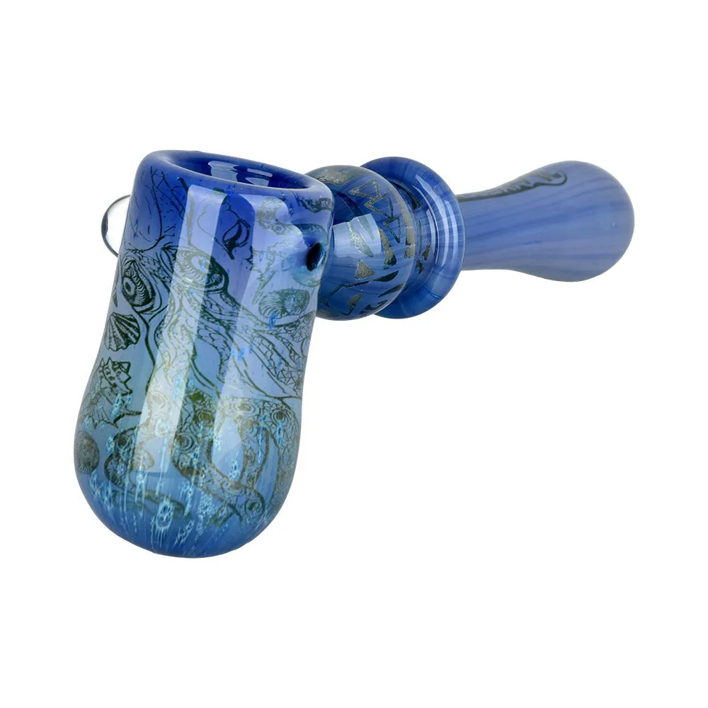 Octopus Print Glass Hammer Bubbler