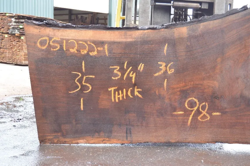 Oregon Black Walnut Slab 051222-01