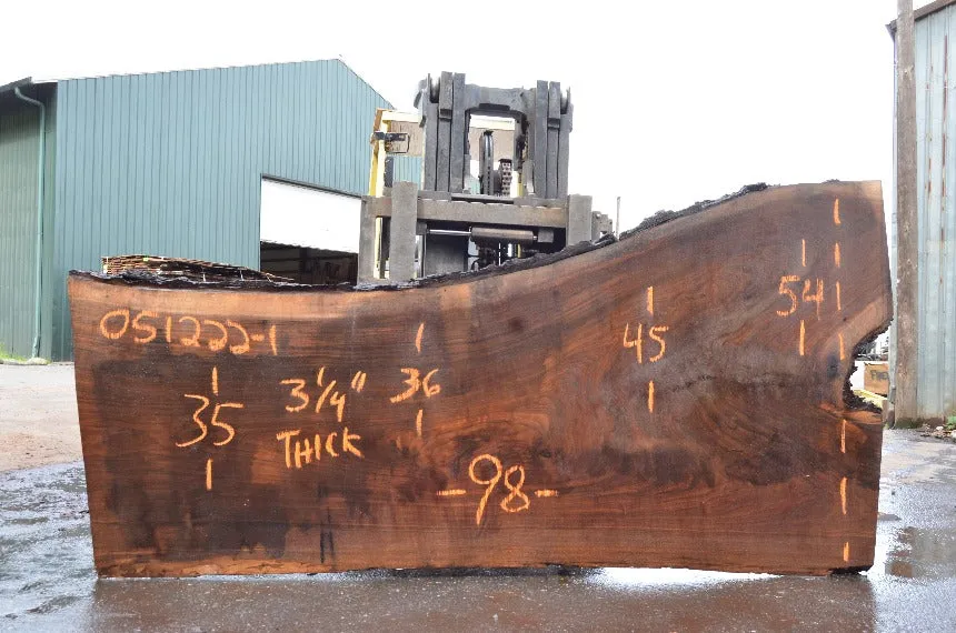 Oregon Black Walnut Slab 051222-01