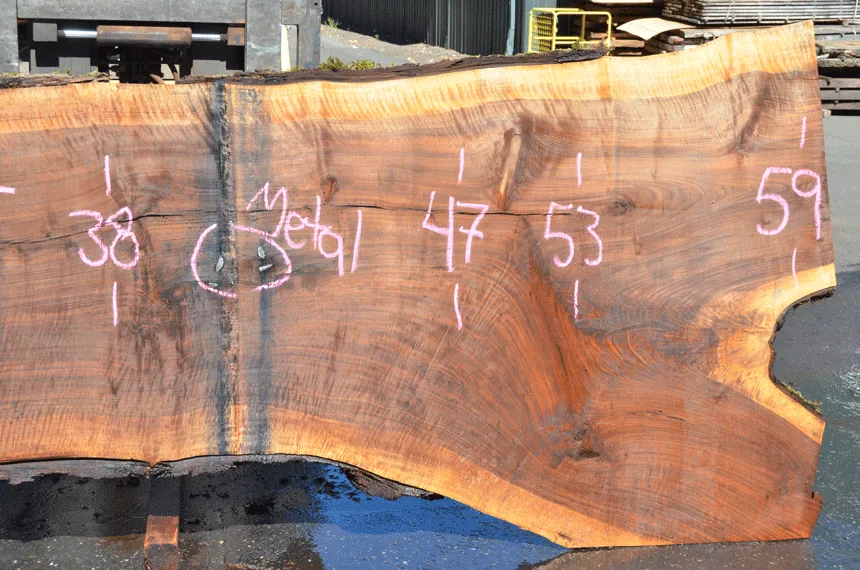 Oregon Black Walnut Slab 070820-13