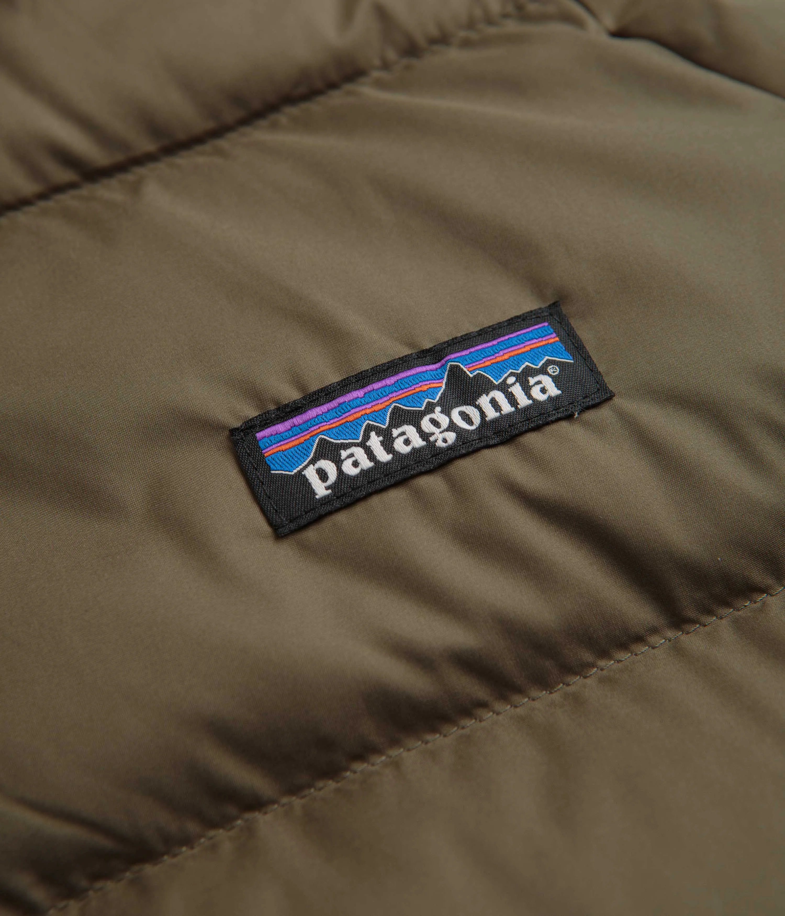 Patagonia Reversible Silent Down Jacket - Basin Green