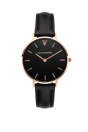 Pearl Rose Gold Black