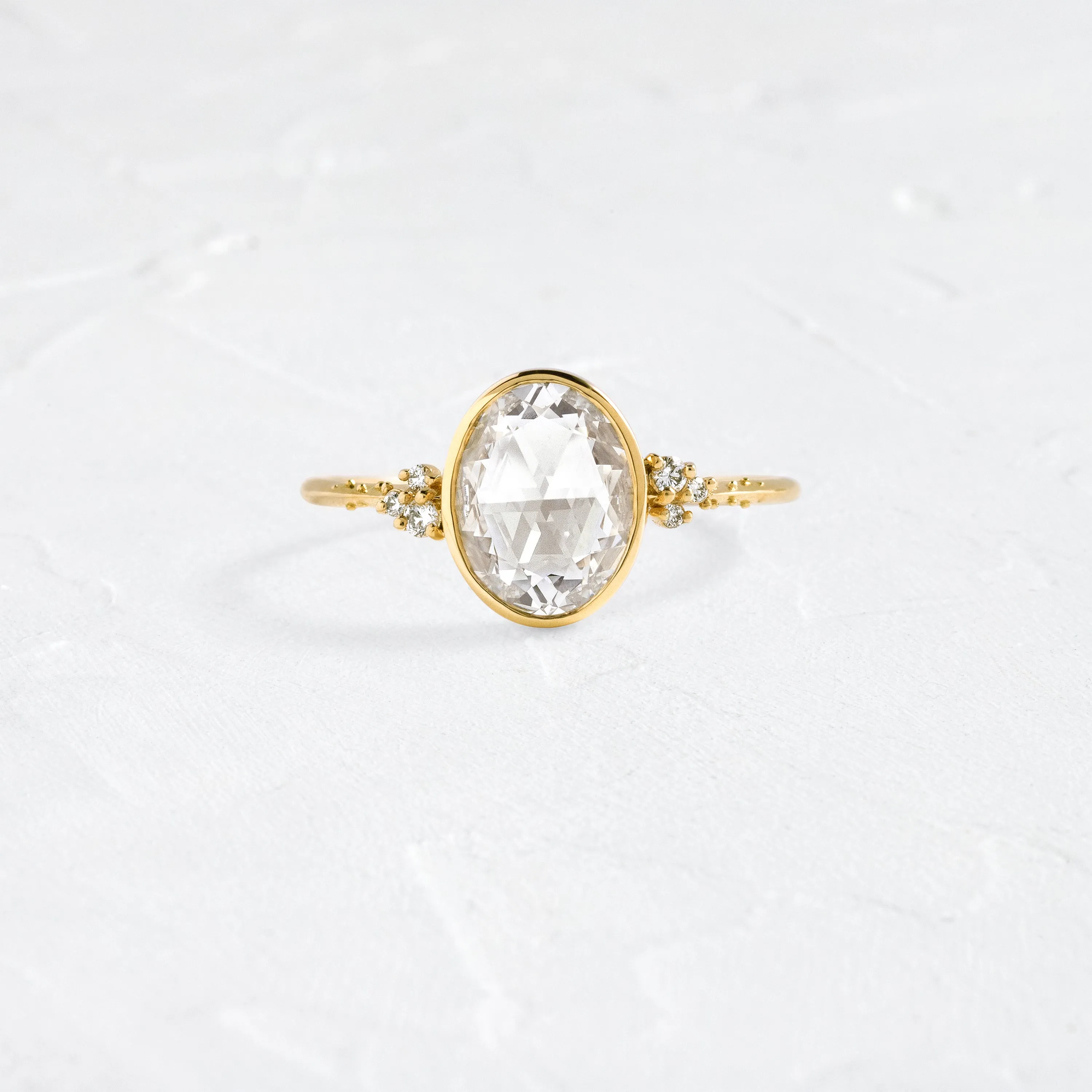 Pensive Ring 1.27ct. Oval Rose Cut - OOS