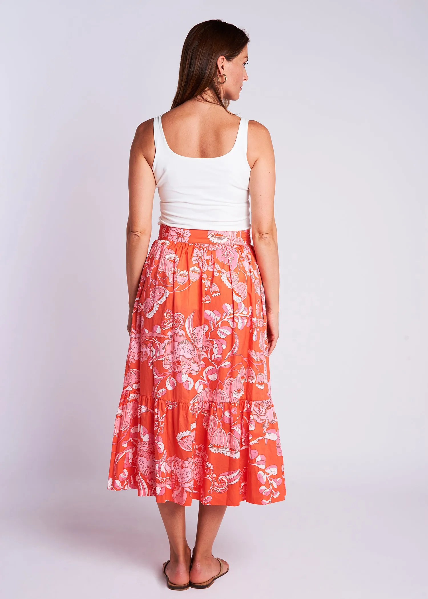 Phoebe Skirt - Cordelia Coral