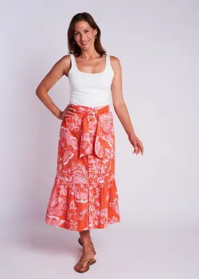 Phoebe Skirt - Cordelia Coral