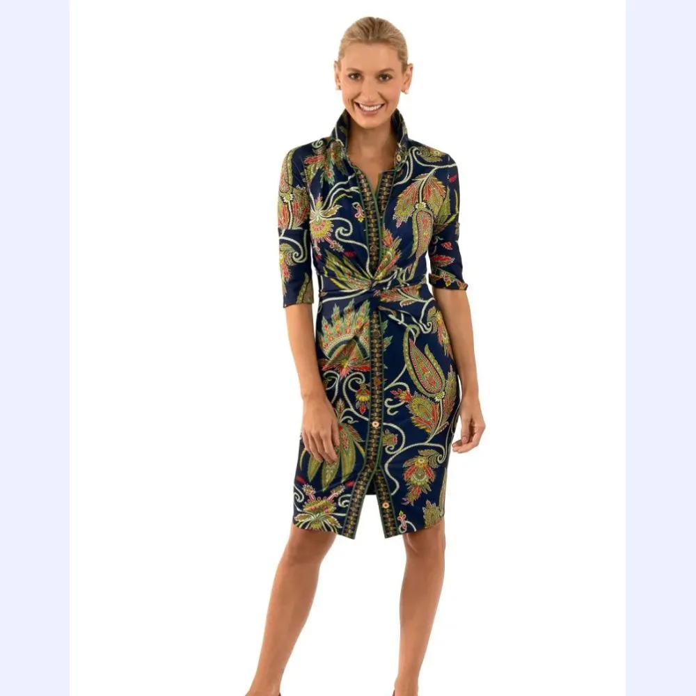 Print Twist and Shout Dress