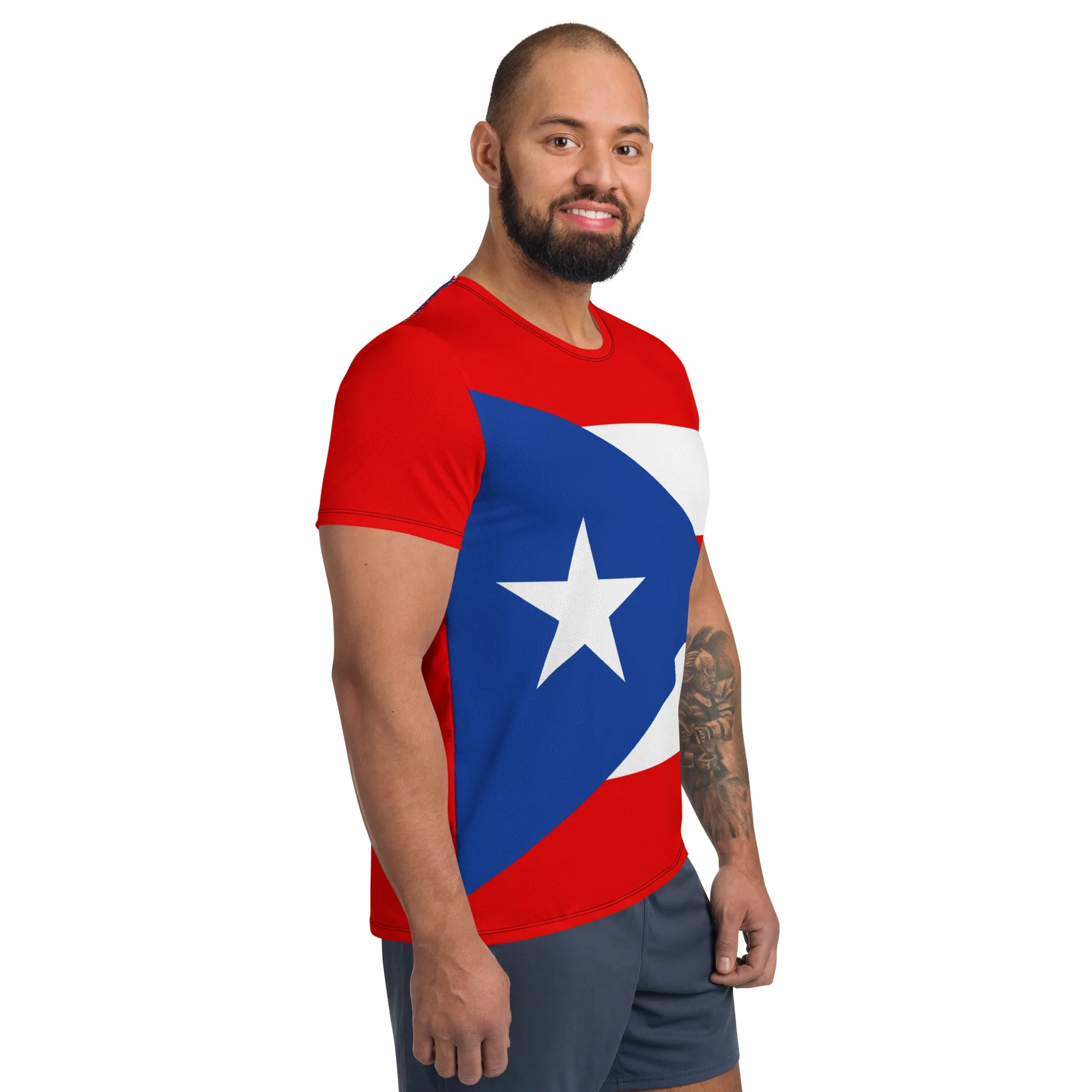 Puerto Rico Flag T-shirt Men / Puerto Ricans Patriotic Shirt