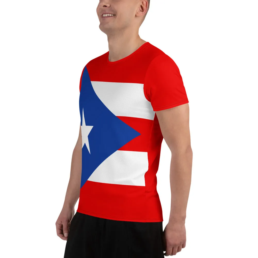 Puerto Rico Flag T-shirt Men / Puerto Ricans Patriotic Shirt