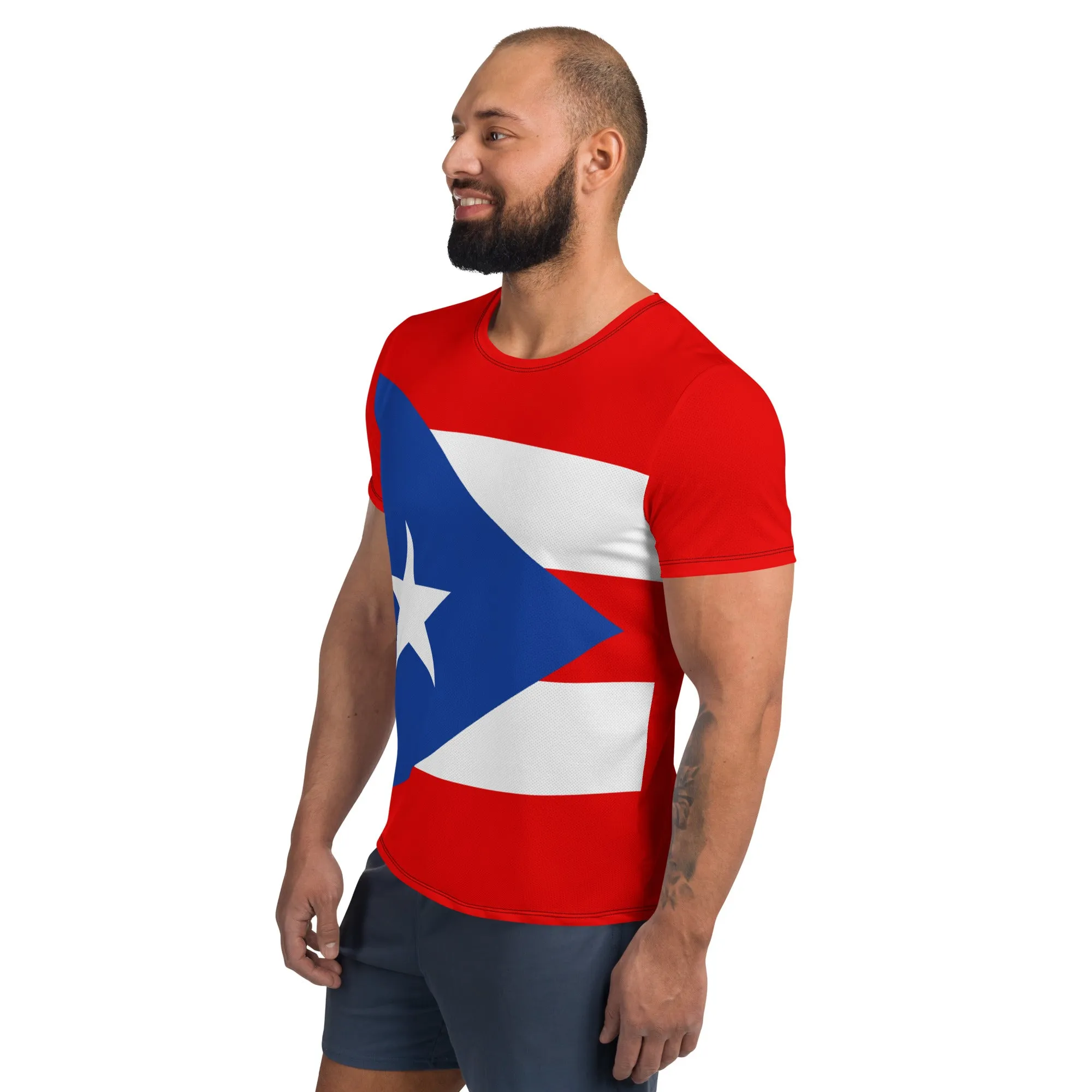 Puerto Rico Flag T-shirt Men / Puerto Ricans Patriotic Shirt