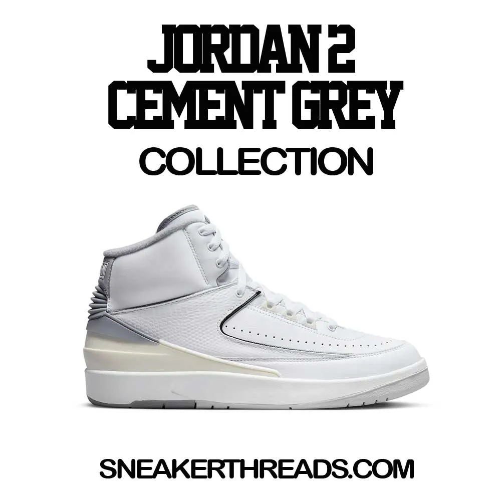 Retro 2 Cement Grey Clean Pair Shirt