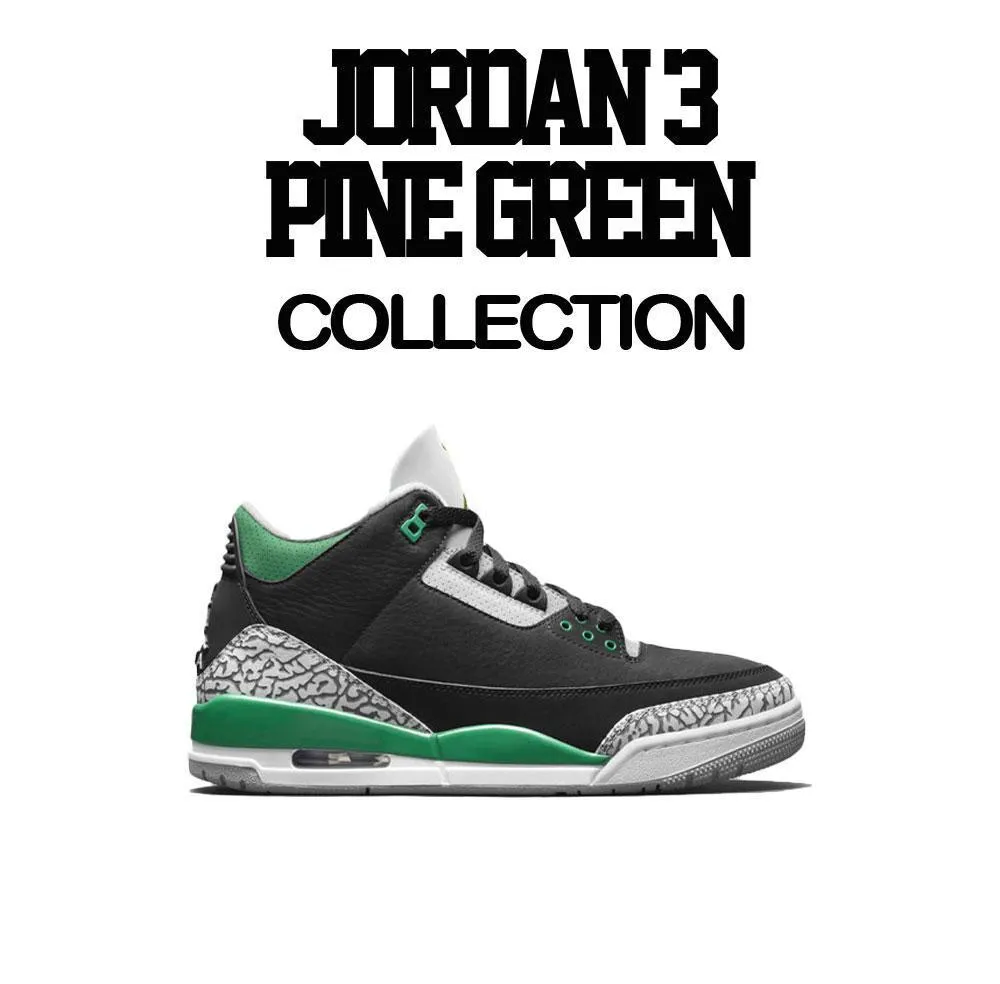 Retro 3 Pine Green Cost Shirt